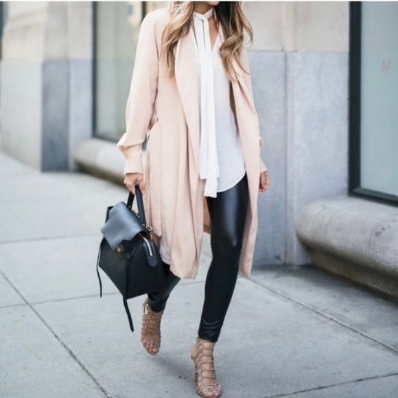 NWT Jessica Simpson Matte Black Vegan Faux Leather Leggings - Large L - Picture 3 of 9